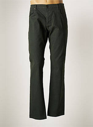 Pantalon droit tissage popeline taille normale vert HENRY COTTON'S femme