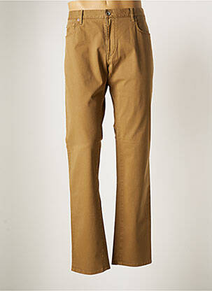 Pantalon droit tissage popeline taille normale beige HENRY COTTON'S femme
