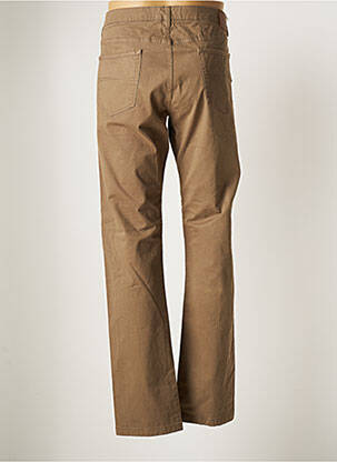 Pantalon droit tissage popeline taille normale marron HENRY COTTON'S femme