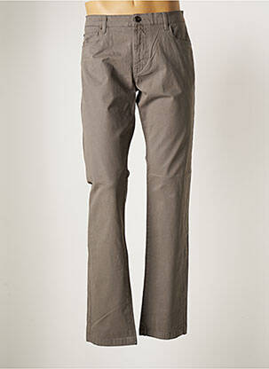 Pantalon droit tissage popeline taille normale gris HENRY COTTON'S femme