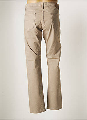 Pantalon droit tissage popeline taille normale beige HENRY COTTON'S femme