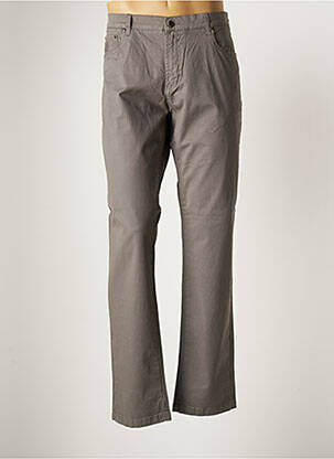 Pantalon droit tissage popeline taille normale gris MARINA YACHTING homme