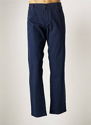 Pantalon droit tissage popeline taille normale bleu MARINA YACHTING homme