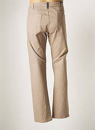 Pantalon droit tissage popeline taille normale beige MARINA YACHTING homme