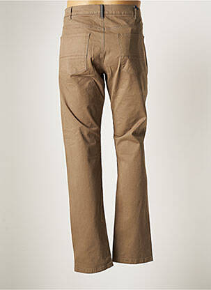 Pantalon droit tissage popeline taille normale beige MARINA YACHTING homme
