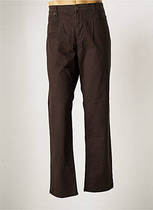 Pantalon droit stretch taille normale marron MARINA YACHTING homme