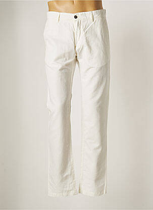 Pantalon chino blanc CHEVIGNON pour homme