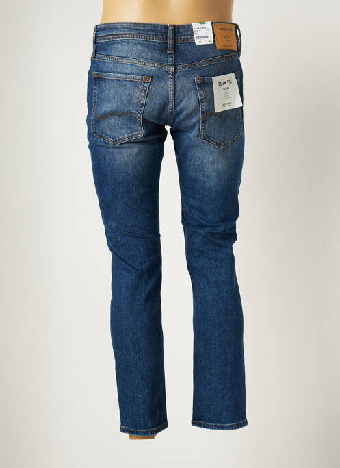 Jeans coupe slim bleu JACK & JONES pour homme