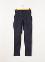 Pantalon slim stretch taille haute bleu ONE STEP femme