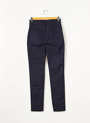 Pantalon slim taille haute taille haute bleu ONE STEP femme