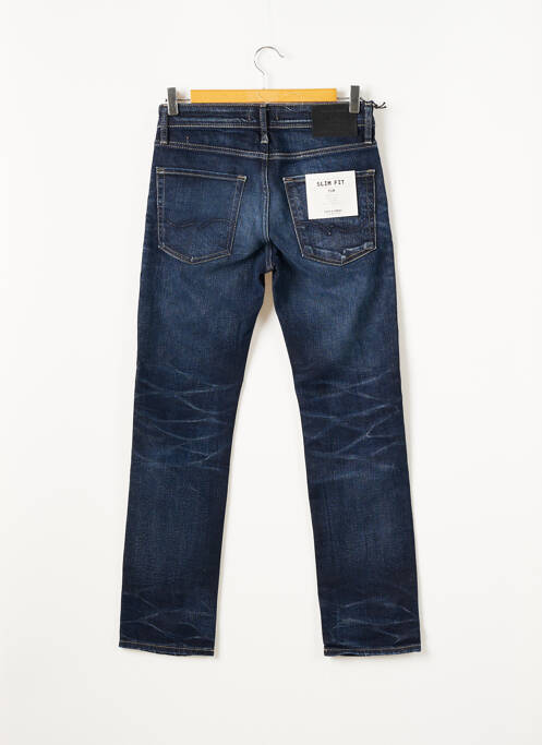 Jeans coupe slim bleu JACK & JONES pour homme