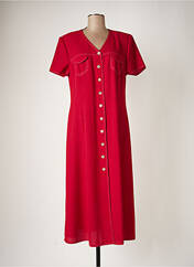 Robe longue rouge GUITARD pour femme seconde vue
