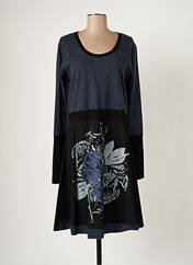 Robe mi-longue bleu PARIS pour femme seconde vue