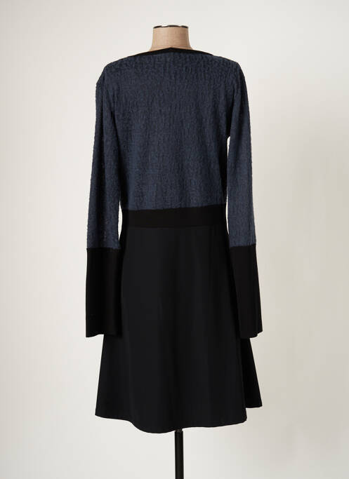 Robe mi-longue bleu PARIS pour femme