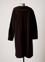 Manteau long marron LISA CHESNAY pour femme seconde vue