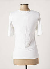 T-shirt blanc FRANK EDEN pour femme seconde vue