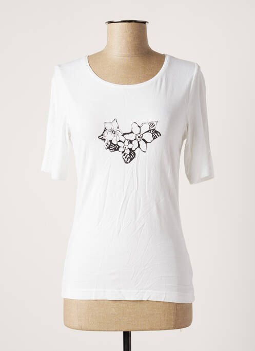 T-shirt blanc FRANK EDEN pour femme