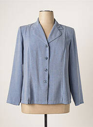 Veste casual epaulette bleu KARTING femme