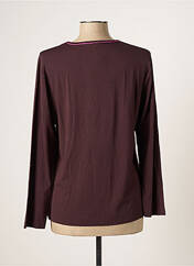 T-shirt violet HUCKE WOMAN pour femme seconde vue