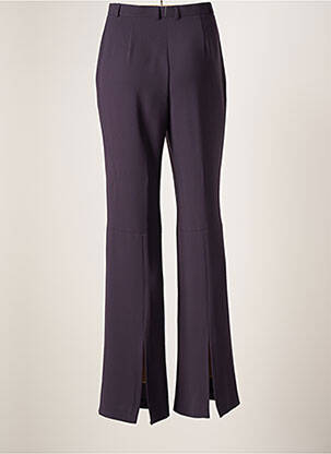 Pantalon droit taille haute taille haute violet HUCKE WOMAN femme