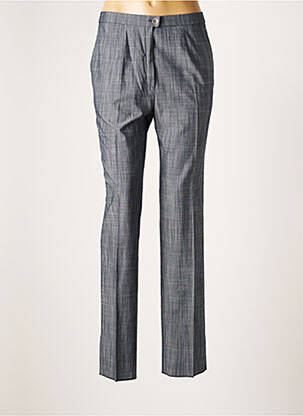 Pantalon droit taille élastique bleu KARTING femme