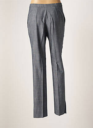 Pantalon droit taille élastique bleu KARTING femme