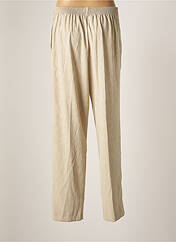 Pantalon droit beige INTUITION pour femme seconde vue