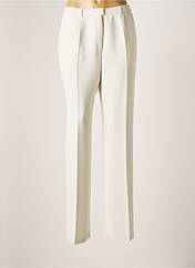 Pantalon droit blanc KARTING pour femme seconde vue