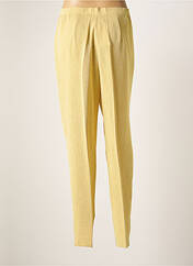 Pantalon droit jaune GUITARD pour femme seconde vue