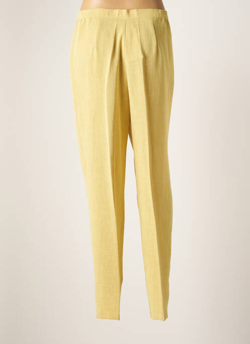 Pantalon droit jaune GUITARD pour femme
