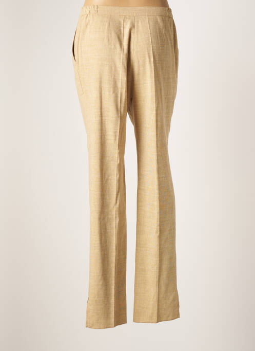 Pantalon droit jaune KARTING pour femme