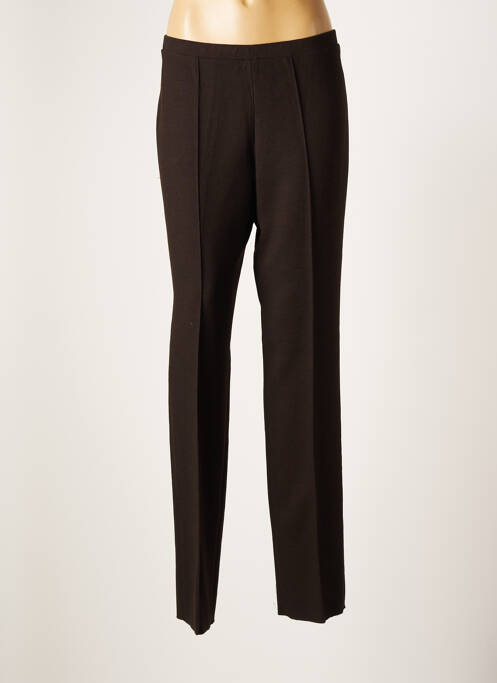 Pantalon droit marron K'TENDANCES pour femme