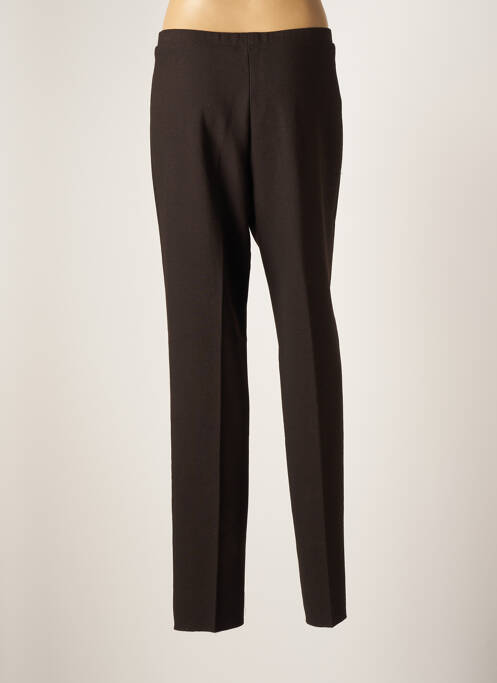 Pantalon droit marron K'TENDANCES pour femme