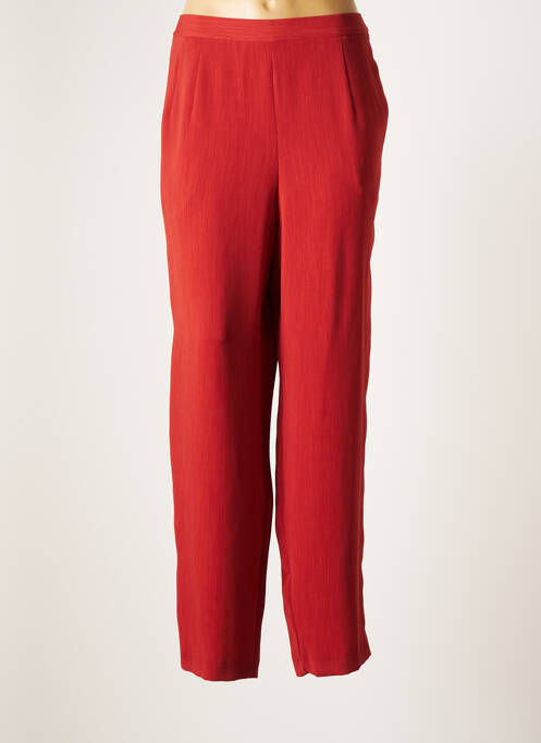 Pantalon droit orange INTUITION pour femme