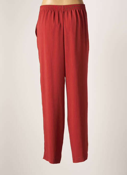 Pantalon droit orange INTUITION pour femme