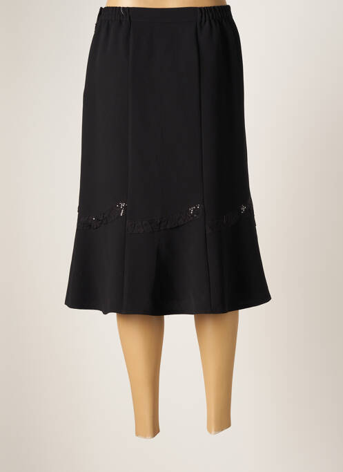 Jupe courte noir GEVANA pour femme