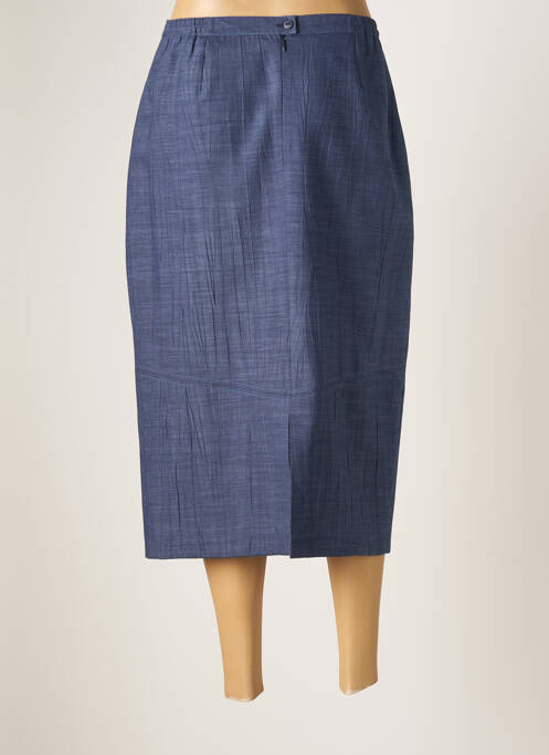 Jupe mi-longue bleu LISA CHESNAY pour femme