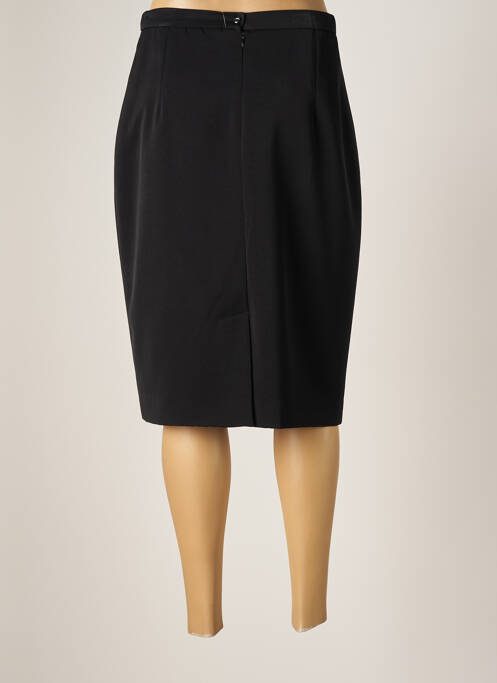Jupe mi-longue noir CLAUDE DE SAIVRE pour femme