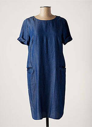 Robe mi-longue bleu NINATI pour femme