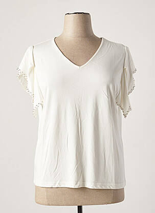 T-shirt blanc EMMA & GAIA pour femme
