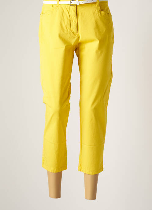 Pantalon 7/8 jaune BETTY BARCLAY pour femme