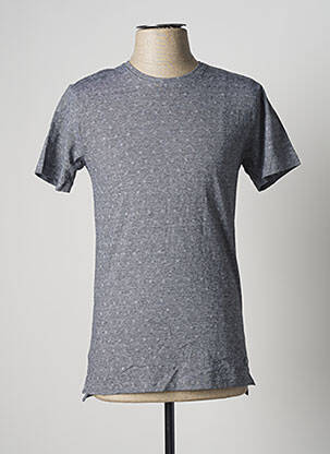 T-shirt stretch manches courtes bleu TEDDY SMITH homme