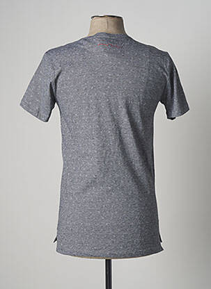 T-shirt stretch manches courtes bleu TEDDY SMITH homme