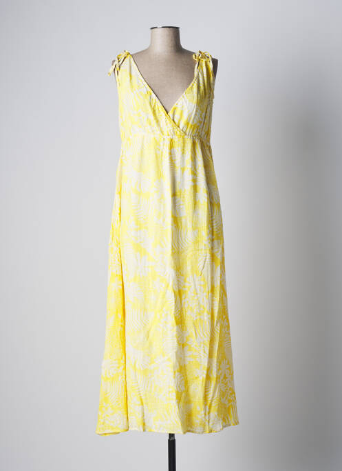 Robe longue jaune SWILDENS pour femme