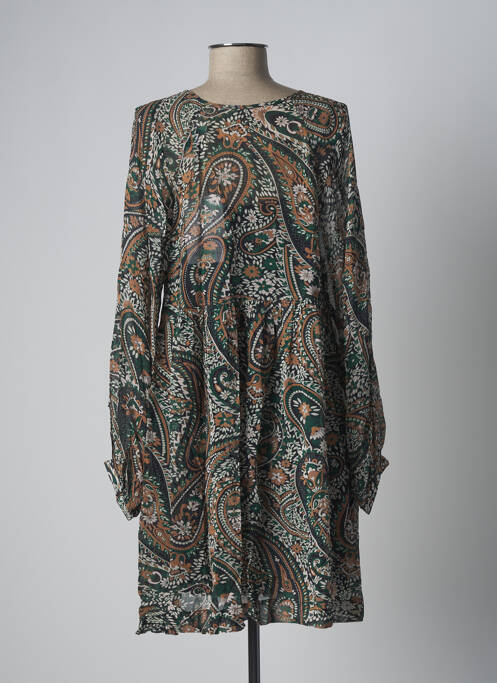 Robe mi-longue vert STELLA FOREST pour femme