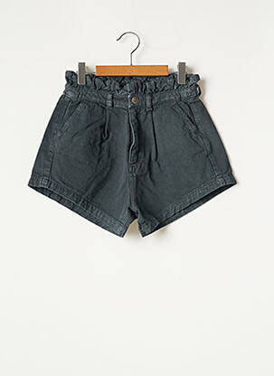 Short taille haute taille ajustable gris INDEE fille