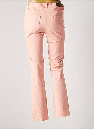 Pantalon slim tissage popeline taille normale rose COUTURIST femme