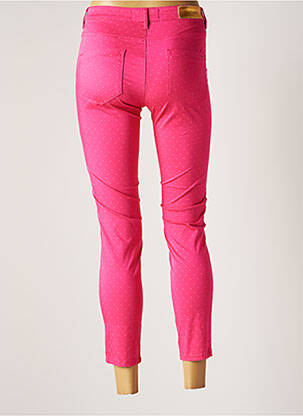Pantalon 7/8 stretch taille normale rose COUTURIST femme
