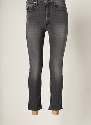 Pantalon 7/8 stretch taille normale gris APRIL 77 femme