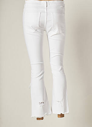 Pantalon 7/8 stretch taille normale blanc APRIL 77 femme
